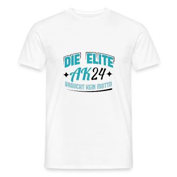 Abschlussklasse 2024 Schulabschluss Abitur Matura - Männer T-Shirt - Weiß - Vorne - AI Model Male 178 dark (178cm)
