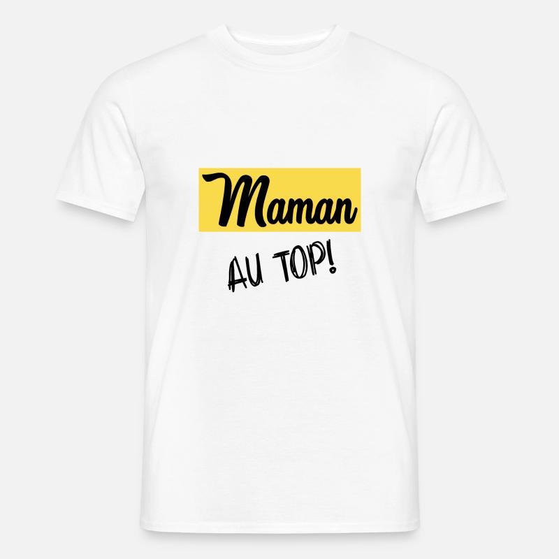MUTTERTAG - Männer T-Shirt - Weiß