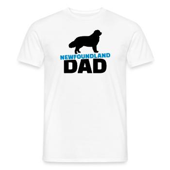 Newfoundland Dad - T-shirt homme - blanc - Devant - AI Model Male 178 dark (178cm)