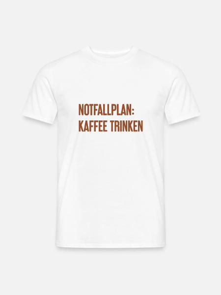 Coffee Contingency Plan - Men's T-Shirt - white