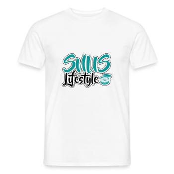 Snus rauchfrei Nichtraucher Nikotin Antiraucher - Männer T-Shirt - Weiß - Vorne - AI Model Male 178 dark (178cm)