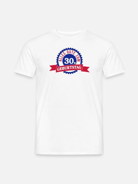 all good 30 2c - Men's T-Shirt - white