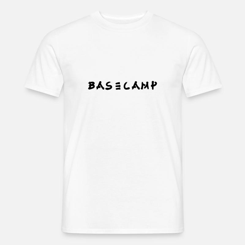 Basecamp - Männer T-Shirt - Weiß