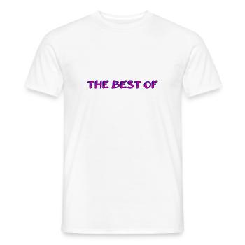DAD. FATHERS DAY. HAPPY BIRTHDAY DAD. HAPPY HOLIDAY. - Men's T-Shirt - white - Front - AI Model Male 178 dark (178cm)