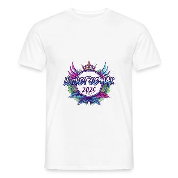 Lloret De Mar 2025 Bunt - Männer T-Shirt - Weiß - Vorne - AI Model Male 178 dark (178cm)
