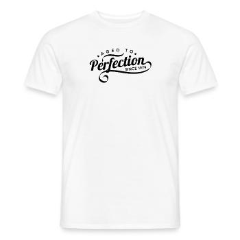 Perfection since 1979 - Men's T-Shirt - white - Front - AI Model Male 178 dark (178cm)