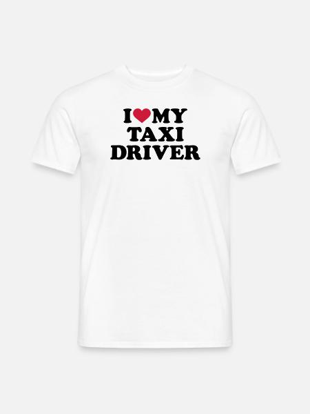 Taxifahrer - Männer T-Shirt - Weiß