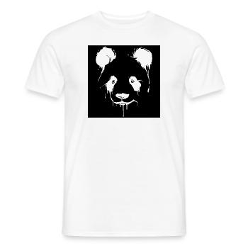 Panda | Panda Bear | Asia | Animals - Men's T-Shirt - white - Front - AI Model Male 178 dark (178cm)