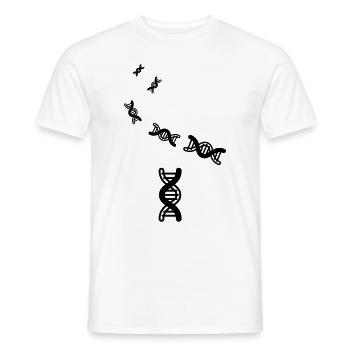 Dna symbol - Men's T-Shirt - white - Front - AI Model Male 178 dark (178cm)