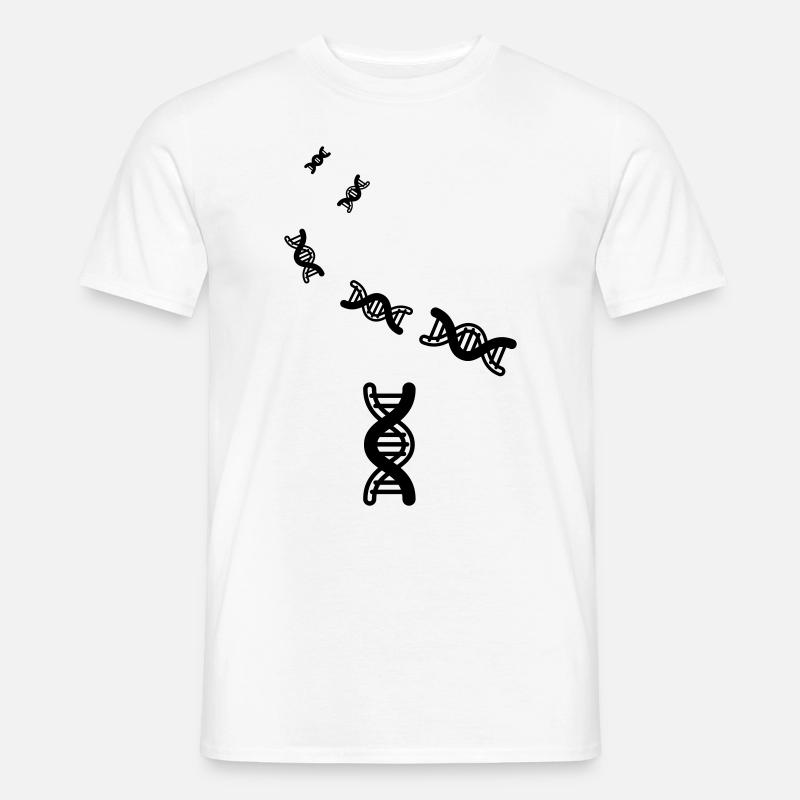 Dna symbol - Männer T-Shirt - Weiß