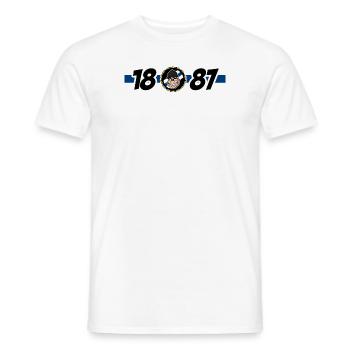Volle Breitseite1887 Hamburg - Männer T-Shirt - Weiß - Vorne - AI Model Male 178 dark (178cm)