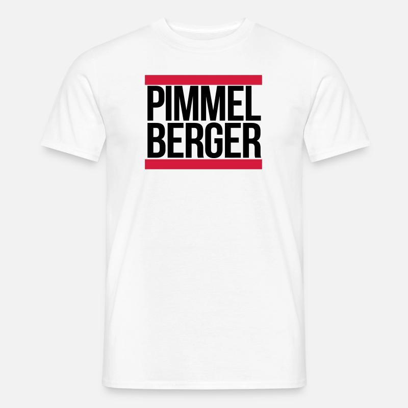 PIMMELBERGER - Männer T-Shirt - Weiß