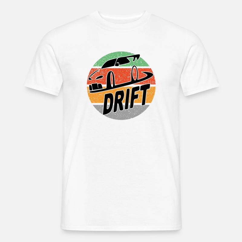 Sprüche Autofahrer Drift Drifting - Männer T-Shirt - Weiß