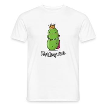 Reine des cornichons - T-shirt homme - blanc - Devant - AI Model Male 178 dark (178cm)