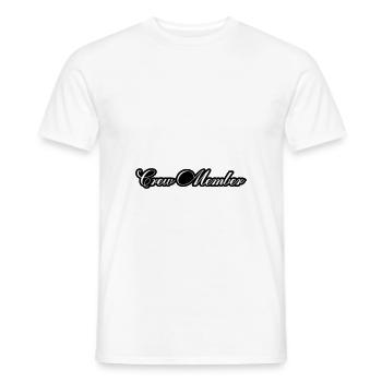 Crew Mitglied - Männer T-Shirt - Weiß - Vorne - AI Model Male 178 dark (178cm)