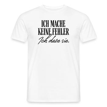 Je ne fais pas d’erreurs, je sors avec elle - T-shirt homme - blanc - Devant - AI Model Male 178 dark (178cm)