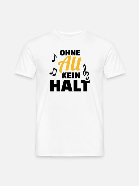 Chor - Männer T-Shirt - Weiß