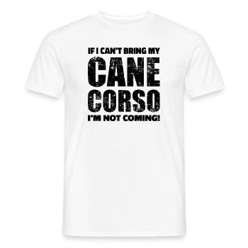 Cane Corso - T-shirt homme - blanc - Devant - AI Model Male 178 dark (178cm)