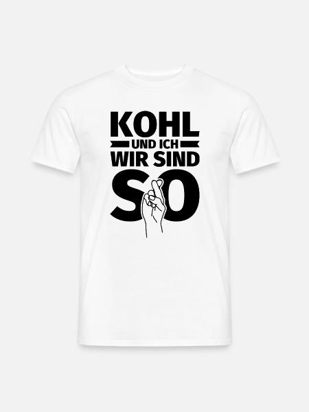Kohl und ich wir sind so - Männer T-Shirt - Weiß