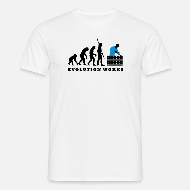 evolution_maurer_b_2c - Männer T-Shirt - undefined