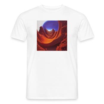 Wüstenrotäärot 1 - Men's T-Shirt - white - Front - AI Model Male 178 dark (178cm)
