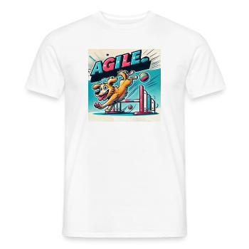 Agility2 - T-shirt homme - blanc - Devant - AI Model Male 178 dark (178cm)