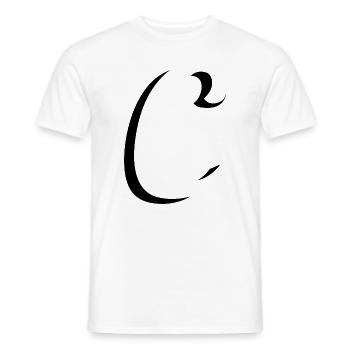 Letter C, Name, der Buchstabe C - Männer T-Shirt - Weiß - Vorne - AI Model Male 178 dark (178cm)