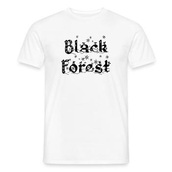Schwarzwald | Gebirge | Wandern | Urlaub - Männer T-Shirt - Weiß - Vorne - AI Model Male 178 dark (178cm)