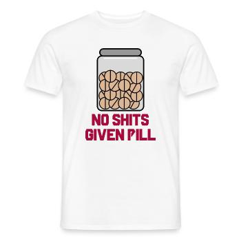 Egal Gleichgültig Statement Ist Mir Wurscht - Männer T-Shirt - Weiß - Vorne - AI Model Male 178 dark (178cm)