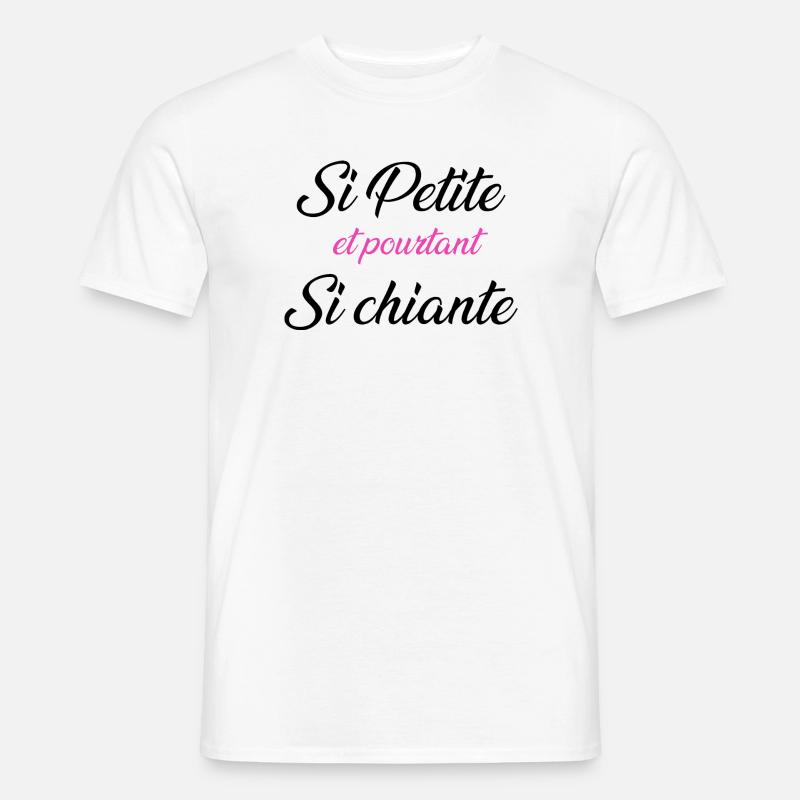 so klein und doch so langweilig - Männer T-Shirt - Weiß