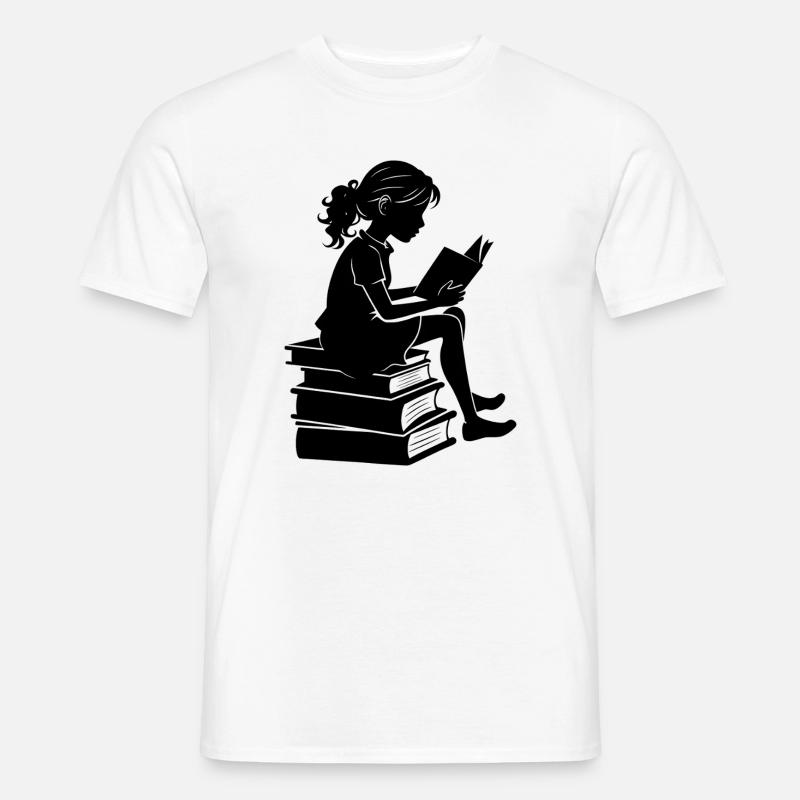 Frauenlesung - Männer T-Shirt - Weiß