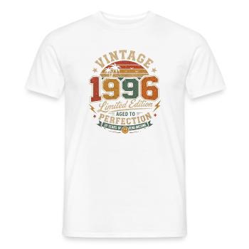 Vintage 1996 Limited Edition - Men's T-Shirt - white - Front - AI Model Male 178 dark (178cm)