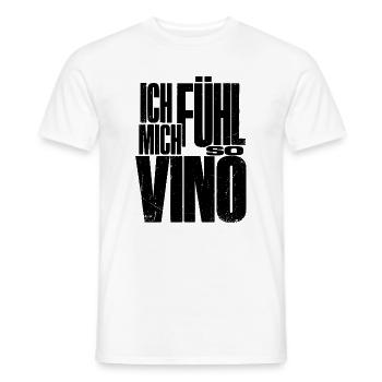 Je me sens tellement Vino ! - T-shirt homme - blanc - Devant - AI Model Male 178 dark (178cm)