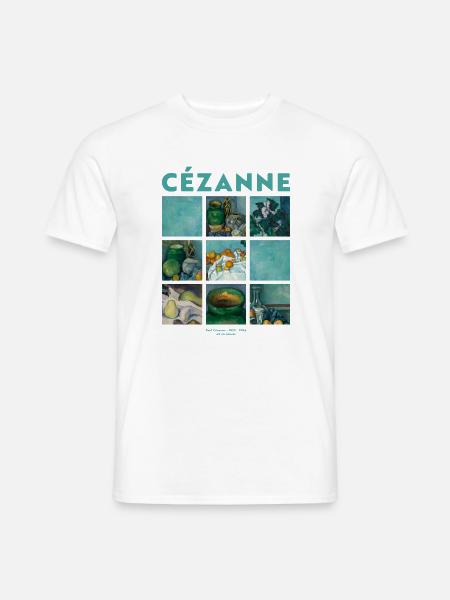 Kunst Malerei von Cezanne Impressionismus - Männer T-Shirt - Weiß