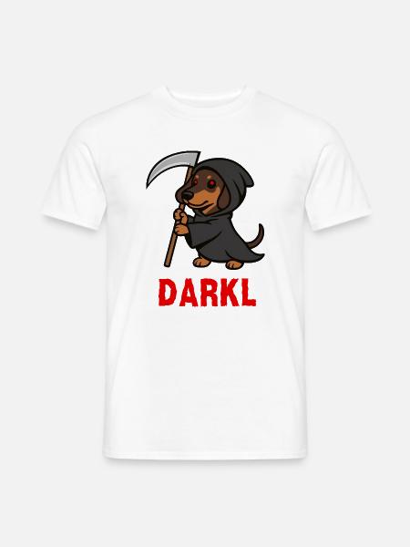 DARKL - Männer T-Shirt - Weiß