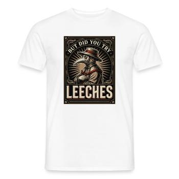 Leeches Plague Doctor Vintage-Poster - Männer T-Shirt - Weiß - Vorne - AI Model Male 178 dark (178cm)