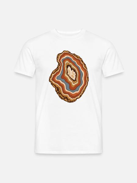 Bandagat und Quarz - Männer T-Shirt - Weiß