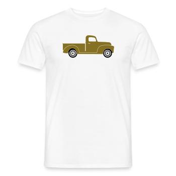 Pick-up Truck - Männer T-Shirt - Weiß - Vorne - AI Model Male 178 dark (178cm)
