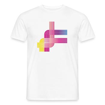 Farbkleckse Kleckse Farbspritzer Maler Geschenk - Männer T-Shirt - Weiß - Vorne - AI Model Male 178 dark (178cm)