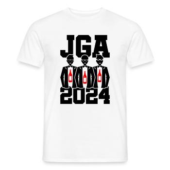 Junggesellenabschied 2024 - Männer T-Shirt - Weiß - Vorne - AI Model Male 178 dark (178cm)