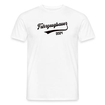 Fahrzeugbauer 2024 Beruf Fahrzeugbau Lehre Autobau - Männer T-Shirt - Weiß - Vorne - AI Model Male 178 dark (178cm)