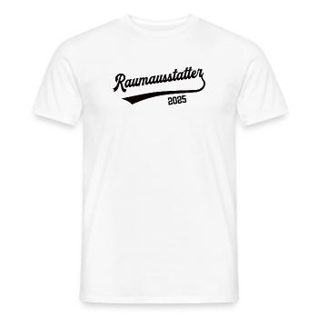 Raumausstatter 2025 Beruf Raumausstattung - Männer T-Shirt - Weiß - Vorne - AI Model Male 178 dark (178cm)