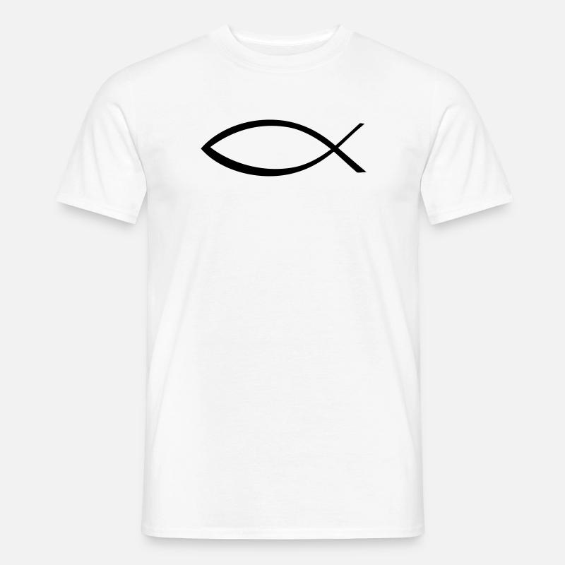 Jesus - Männer T-Shirt - Weiß