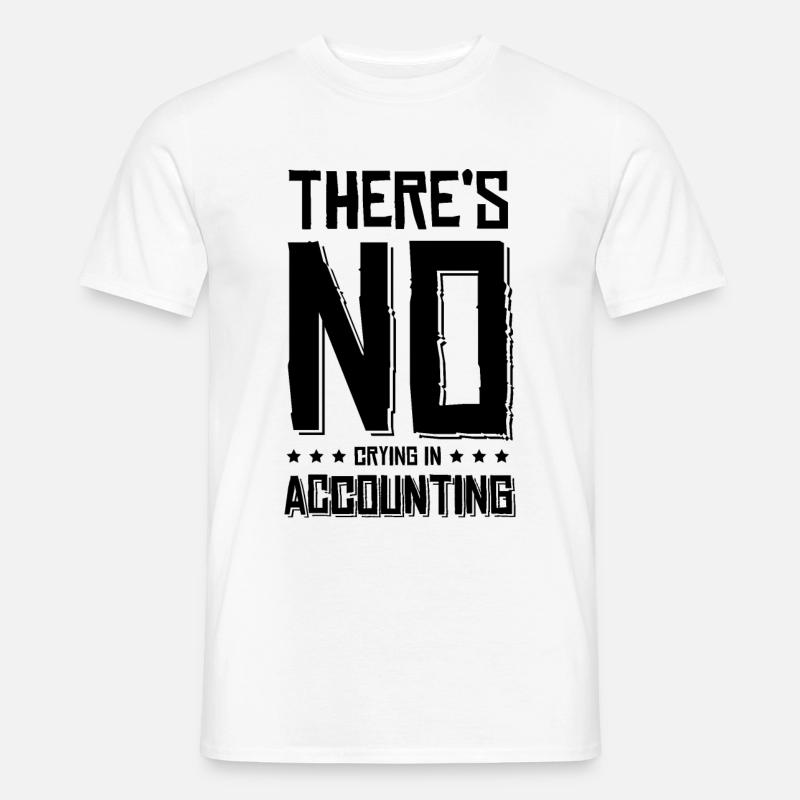 buchhalter accountant spruch - Männer T-Shirt - Weiß