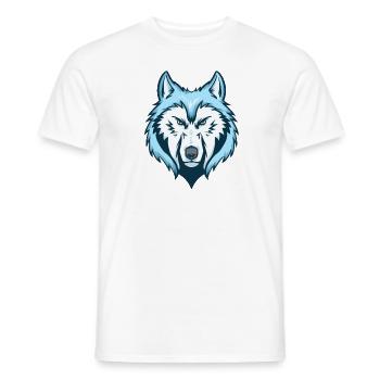 Wolf Raubtier Alpha Rudel Beute Geschenk Idee Wild - Männer T-Shirt - Weiß - Vorne - AI Model Male 178 dark (178cm)