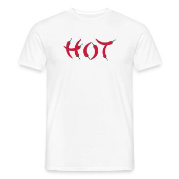 Chili - Männer T-Shirt - Weiß - Vorne - AI Model Male 178 dark (178cm)
