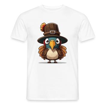 Thanksgiving Truthahn - Männer T-Shirt - Weiß - Vorne - AI Model Male 178 dark (178cm)