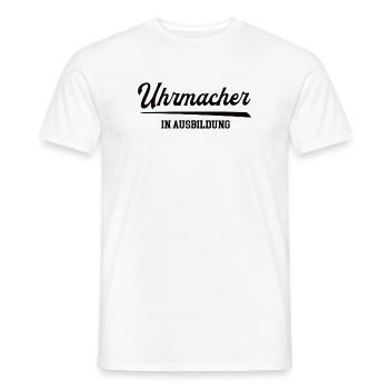 Uhrmacher Uhrmacherei Juwelier Ausbildung Lehre - Männer T-Shirt - Weiß - Vorne - AI Model Male 178 dark (178cm)