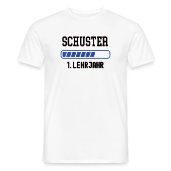 Ausbildung Schuster 1. Lehrjahr Schusterausbildung - Männer T-Shirt - Weiß - Vorne - AI Model Male 178 dark (178cm)