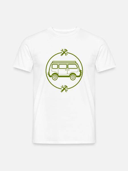 Car - Bus - Oldtimer - Nostalgic - Men's T-Shirt - white
